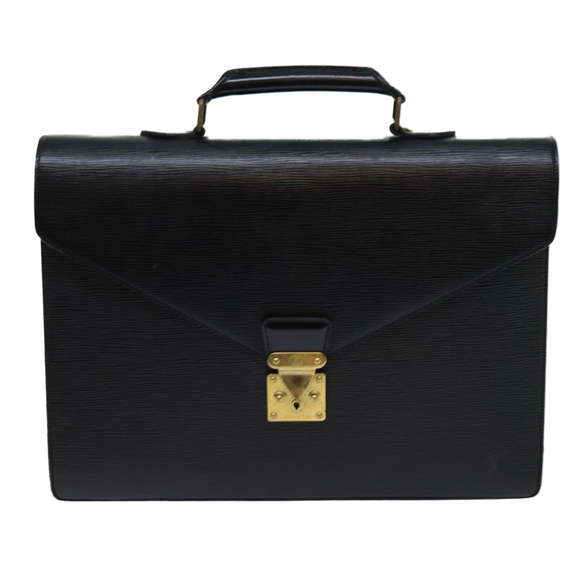 LOUIS VUITTON Epi Serviette Ambassador Business Bag Black M54412 LV Auth th4783 - Picture 13 of 16